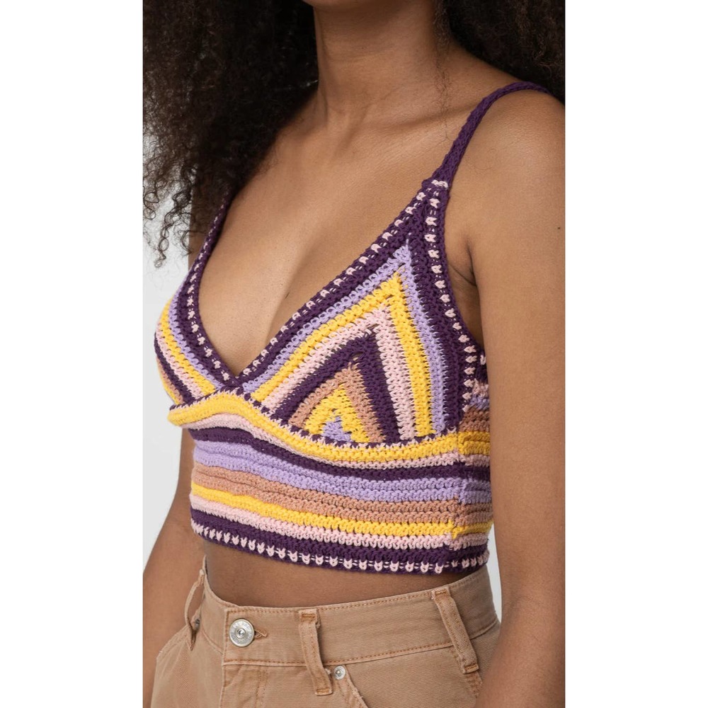 BDG Urban Outfitters Pink Crochet Bra Top